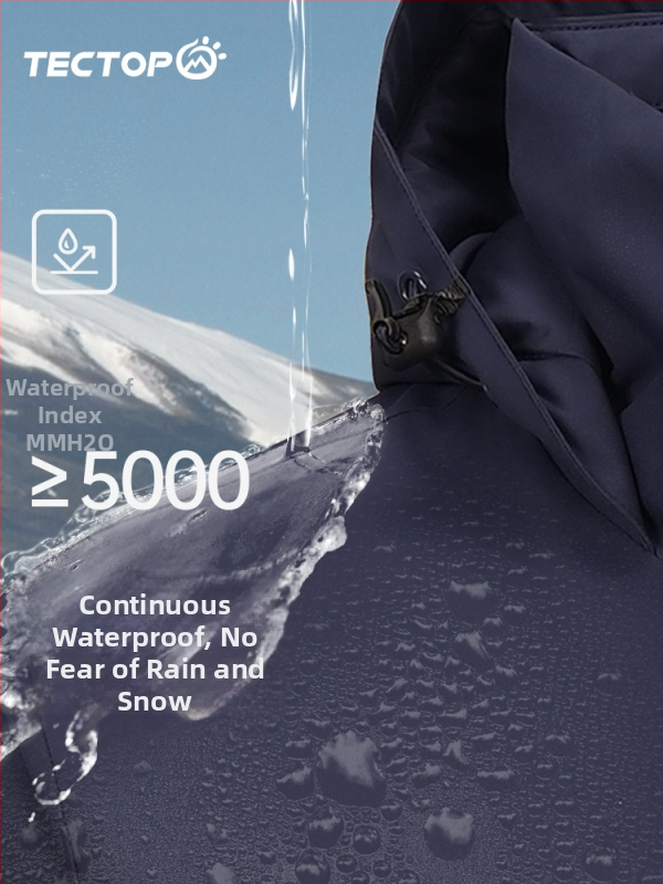 Set skijaškog odijela za parove — vodootporan 5000mm, prozračan, otporan na vjetar, topao s punilom od pamuka; vanjska tkanina najlon, podstava poliester
