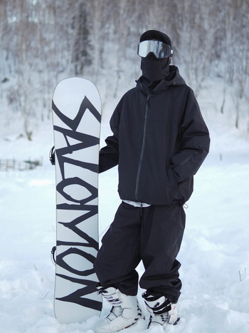 Unisex slēpošanas komplekts, ūdensnecaurlaidīgs un pret vēju izturīgs, 3L siltuma tehnoloģija, kompozītā auduma ar polāro flīsi odere, ledus un sniega sportiem