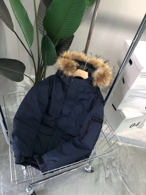 Unisex parka s kapuljom i punom od perja, srednje duljine, gradski stil