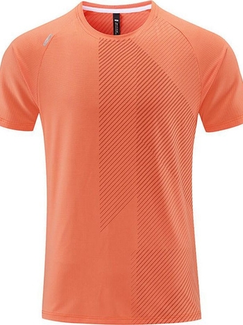 Unisex T-shirt με κοντό μανίκι, κυκλική λαιμόκοψη, γρήγορο στέγνωμα, ανθεκτικό στη φθορά, διαπνέον, ultra-ελαφρύ, πολυεστέρας/ελαστάν