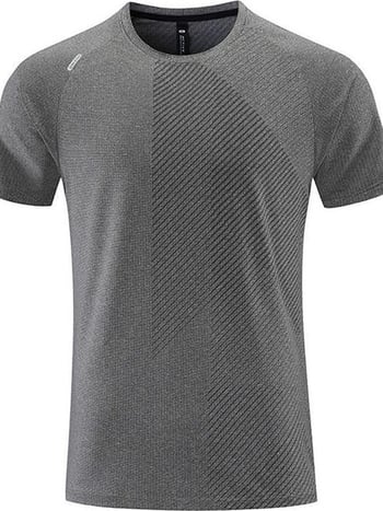 Unisex T-shirt με κοντό μανίκι, κυκλική λαιμόκοψη, γρήγορο στέγνωμα, ανθεκτικό στη φθορά, διαπνέον, ultra-ελαφρύ, πολυεστέρας/ελαστάν