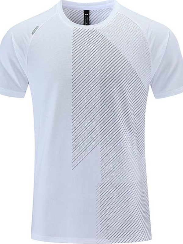 Unisex T-shirt με κοντό μανίκι, κυκλική λαιμόκοψη, γρήγορο στέγνωμα, ανθεκτικό στη φθορά, διαπνέον, ultra-ελαφρύ, πολυεστέρας/ελαστάν