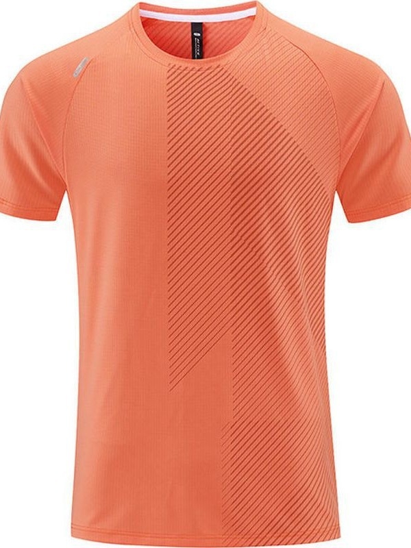 Unisex T-shirt με κοντό μανίκι, κυκλική λαιμόκοψη, γρήγορο στέγνωμα, ανθεκτικό στη φθορά, διαπνέον, ultra-ελαφρύ, πολυεστέρας/ελαστάν