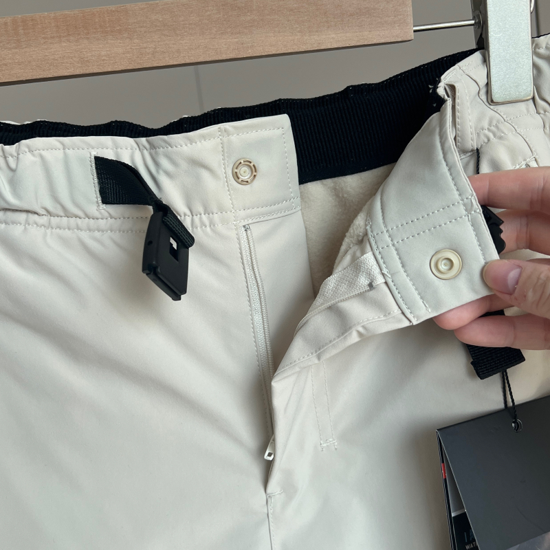 Unisex zimske hlače otporne na vjetar i vodu, s flis podstavom, opuštenog kroja, parašutističkog stila