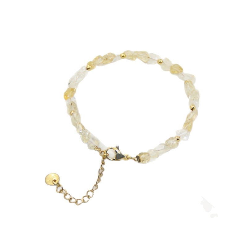 Narukvica od mješovitih materijala, ručna izrada perlica, ženski korejski stil, geometrijski dizajn