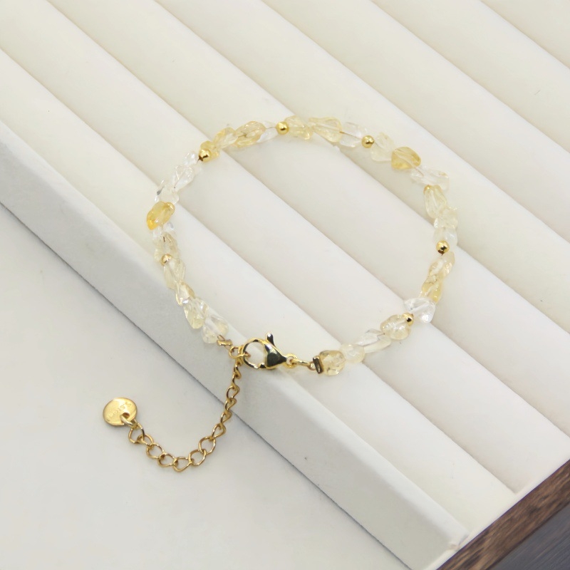 Narukvica od mješovitih materijala, ručna izrada perlica, ženski korejski stil, geometrijski dizajn