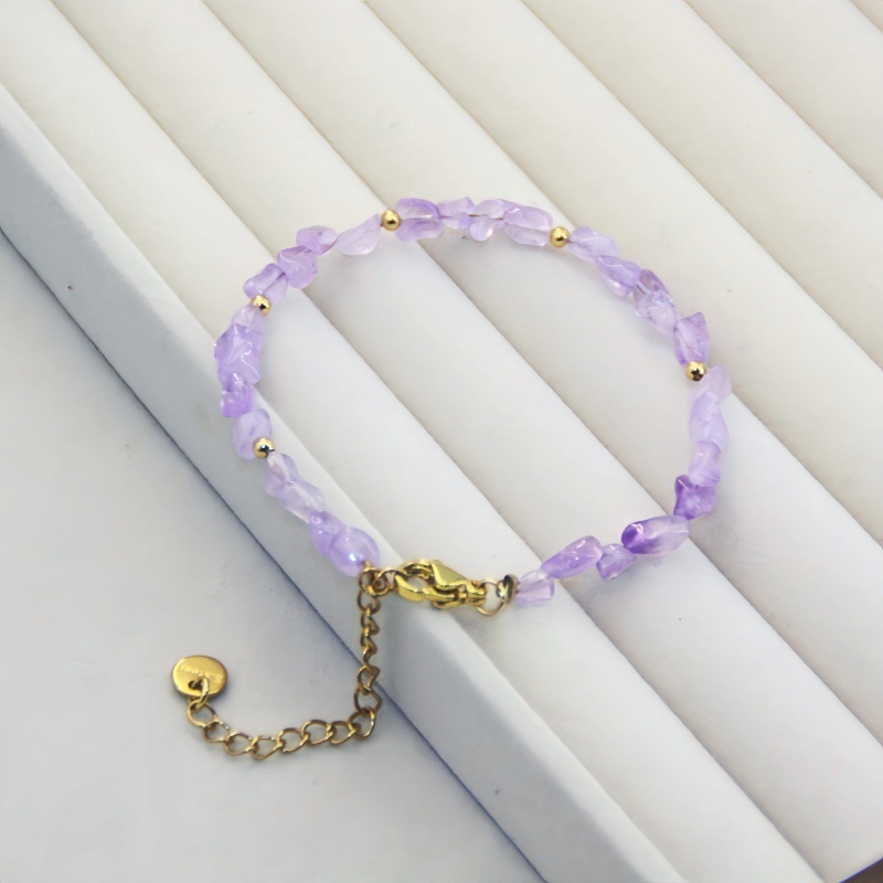 Narukvica od mješovitih materijala, ručna izrada perlica, ženski korejski stil, geometrijski dizajn