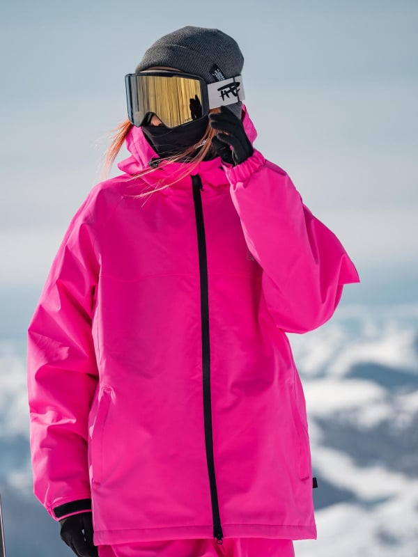 Сноуборд костюм унисекс, водоустойчив 20000, дишащ, ветроустойчив, полиестерна тъкан, памучна подплата