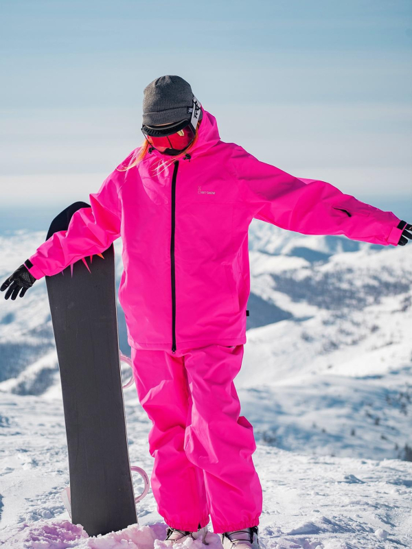 Сноуборд костюм унисекс, водоустойчив 20000, дишащ, ветроустойчив, полиестерна тъкан, памучна подплата