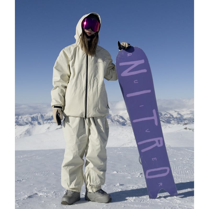 Сноуборд костюм унисекс, водоустойчив 20000, дишащ, ветроустойчив, полиестерна тъкан, памучна подплата