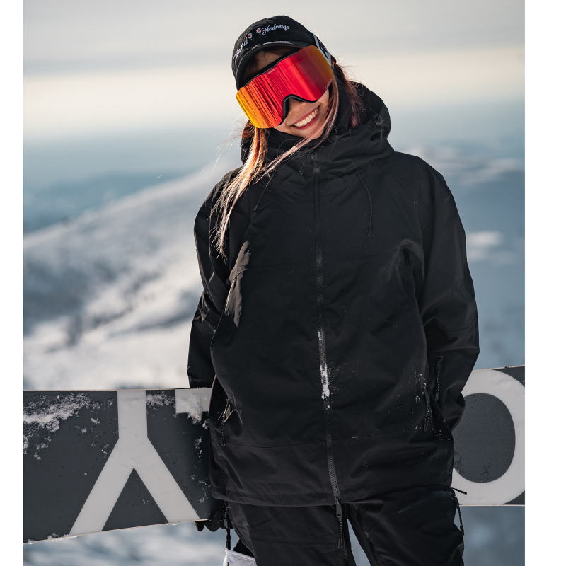 Сноуборд костюм унисекс, водоустойчив 20000, дишащ, ветроустойчив, полиестерна тъкан, памучна подплата