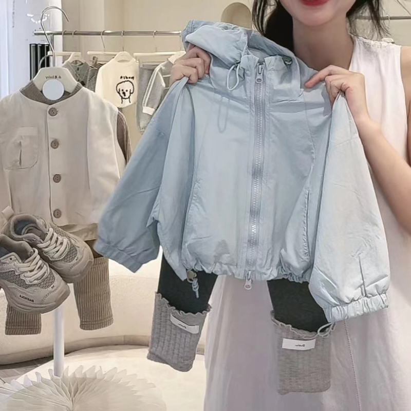 Dječji dvodijelni set od pamuka u korejskom stilu: jakna s kapuljačom i hlače, 90% pamuka, mekan dodir, za djecu 3–8 godina, proljeće–jesen