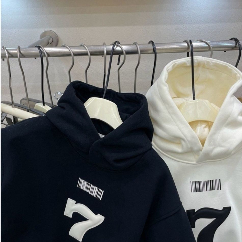 Dječji set flis hoodie u korejskom stilu za jesen-zimu, s printom na gornjem dijelu, debeli, 2-djelni set, uzrast 3–8 godina