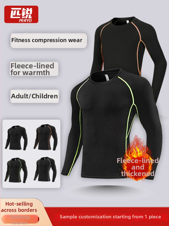 Ziemas sportiem: bāzes slāņa tops: silts, ātri žūstošs, universāls, garas piedurknes, svītrainais raksts, poliesters ar samta odere