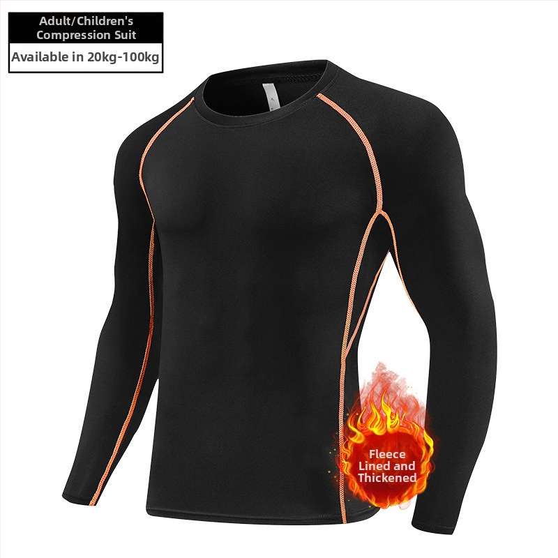 Ziemas sportiem: bāzes slāņa tops: silts, ātri žūstošs, universāls, garas piedurknes, svītrainais raksts, poliesters ar samta odere