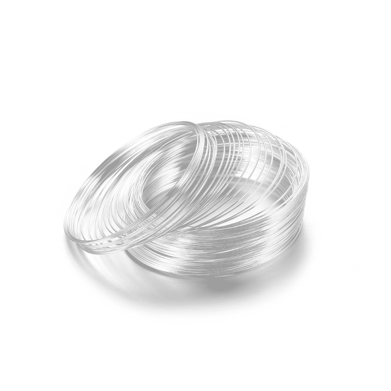Narukvica od memory wire DIY – dodaci za nakit, perle, materijal za nakit s željeznim prstenom i žicom kruga