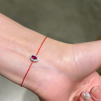 Гривна от въже, ръчно плетена, женски дизайн, регулируема, лято 2024