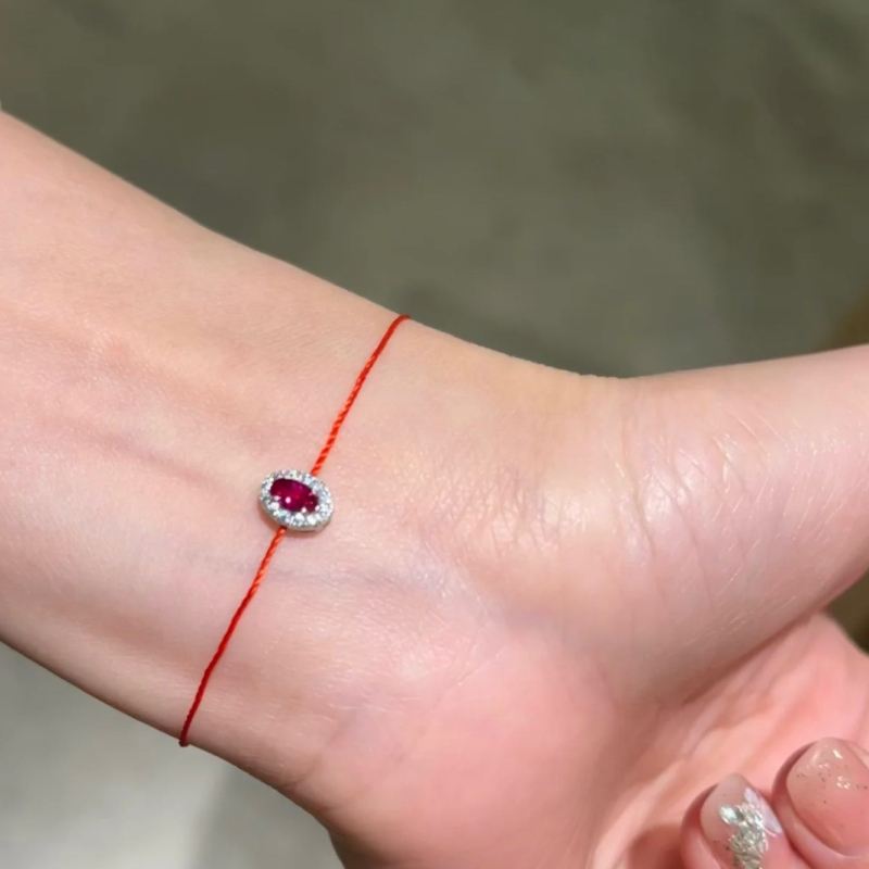 Гривна от въже, ръчно плетена, женски дизайн, регулируема, лято 2024