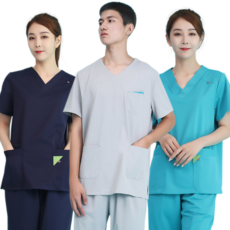 Scrub set za dentalno/medical osoblje | unisex, upija vlagu, hlače 3/4 dužine, kratkih rukava, poliester 95%+