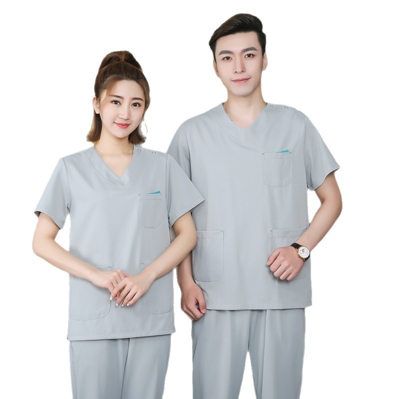 Scrub set za dentalno/medical osoblje | unisex, upija vlagu, hlače 3/4 dužine, kratkih rukava, poliester 95%+