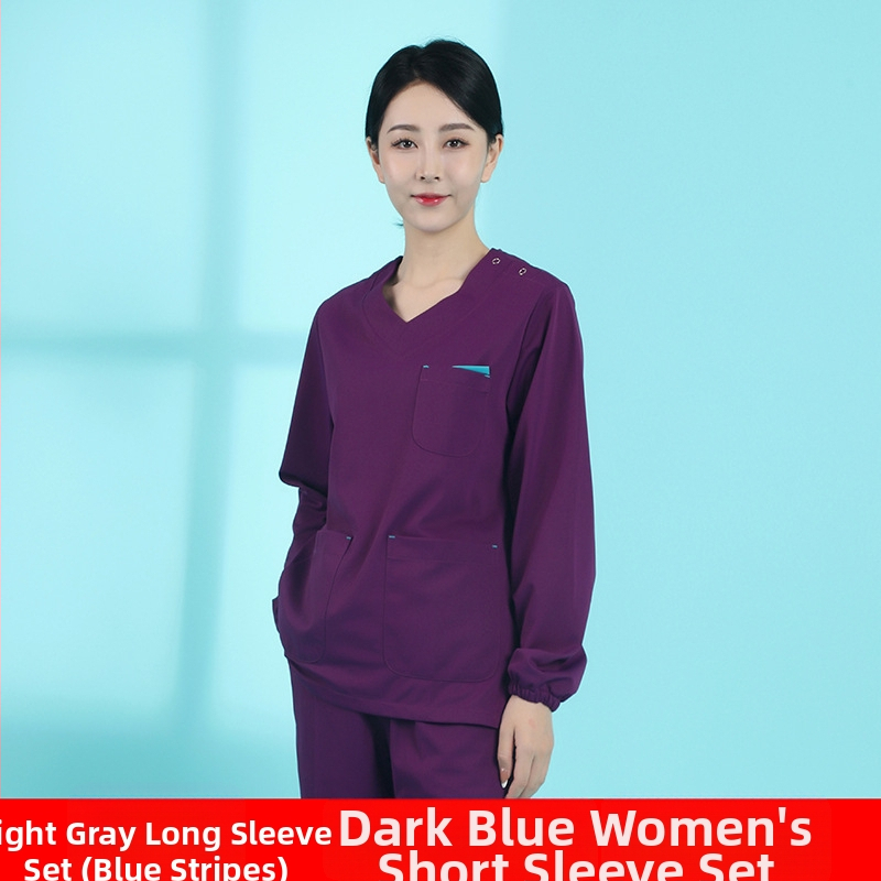 Higiēnas scrubs komplekts zobārstiem un medicīnas personālam | universāls, mitruma vadība, 3/4 garuma bikses, īsas piedurknes, poliesters 95%+