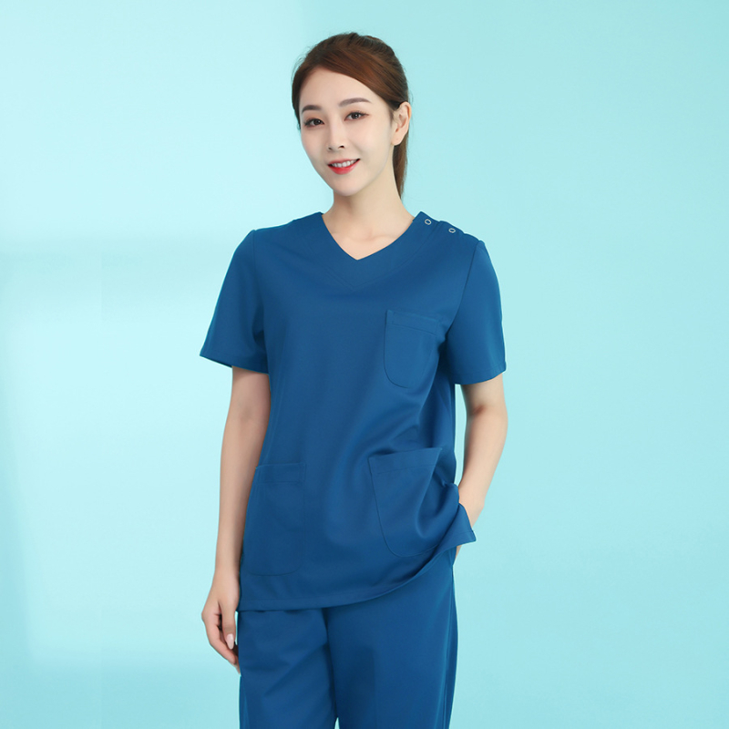 Scrub set za dentalno/medical osoblje | unisex, upija vlagu, hlače 3/4 dužine, kratkih rukava, poliester 95%+