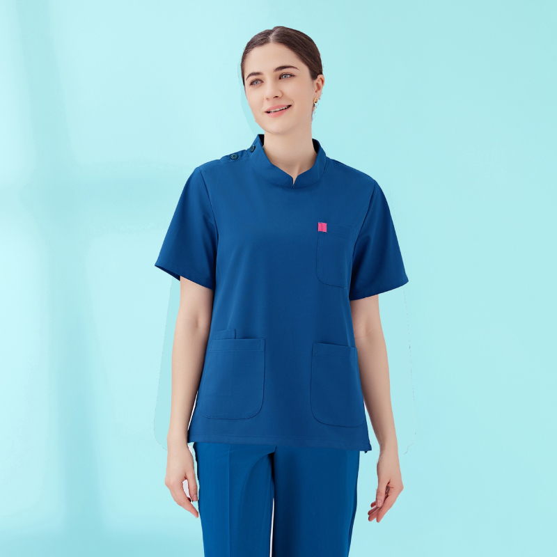 Scrub set za dentalno/medical osoblje | unisex, upija vlagu, hlače 3/4 dužine, kratkih rukava, poliester 95%+