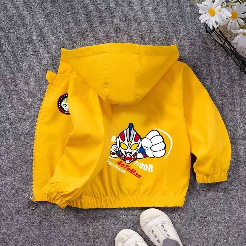Dječja jesenska jakna s kapuljom, lagan casual stil za dječake