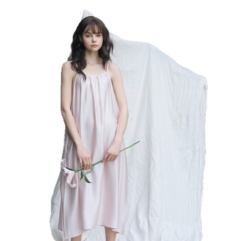 Noćna haljina s trakama od Tencel Lyocell, duga, lagana, prozračna, stil vila