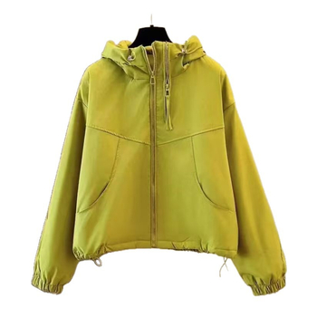 Plonas 3-in-1 gobtuvinė striukė su gobtuvu, vėjo atspari, laisvas kirpimas, pavasaris 2025, poliesteris