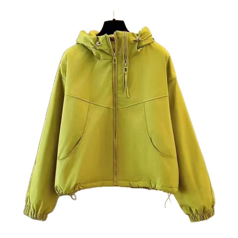 Plonas 3-in-1 gobtuvinė striukė su gobtuvu, vėjo atspari, laisvas kirpimas, pavasaris 2025, poliesteris