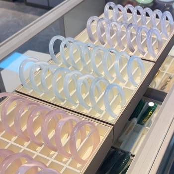 Brățară din piatră ochi de pisică artificială, procesare Seiko, primăvara 2024, stil natură, proaspăt și dulce