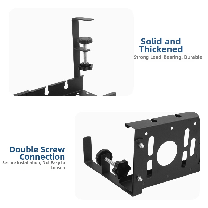 Zem galda teleskopisks kabelu vadības plaukts - bez urbšanas, auksti valcēts tērauds, pulverkrāsojums, Zuo Gang zīmols