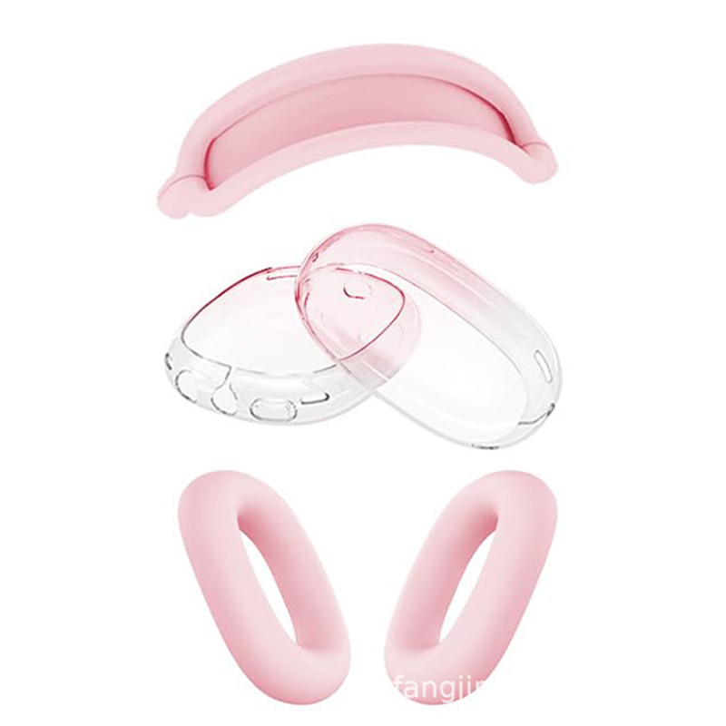 Защитен калъф за AirPods Max – силиконов, инжекционно формован, универсален, полупрозрачен, персонализиран