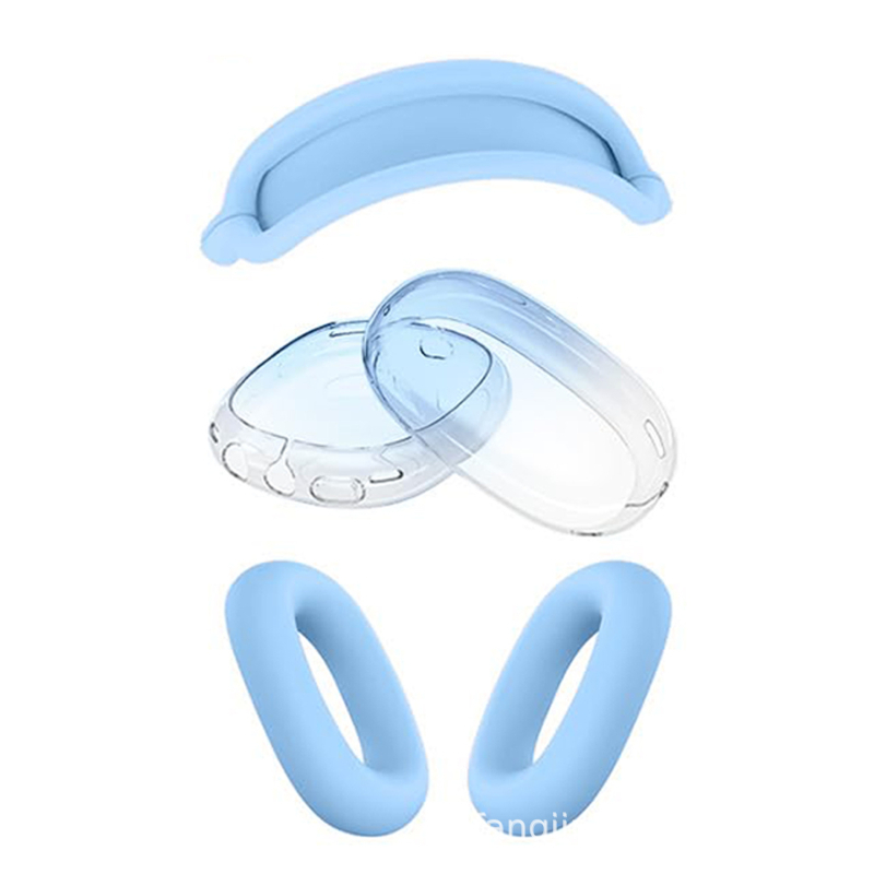 Защитен калъф за AirPods Max – силиконов, инжекционно формован, универсален, полупрозрачен, персонализиран