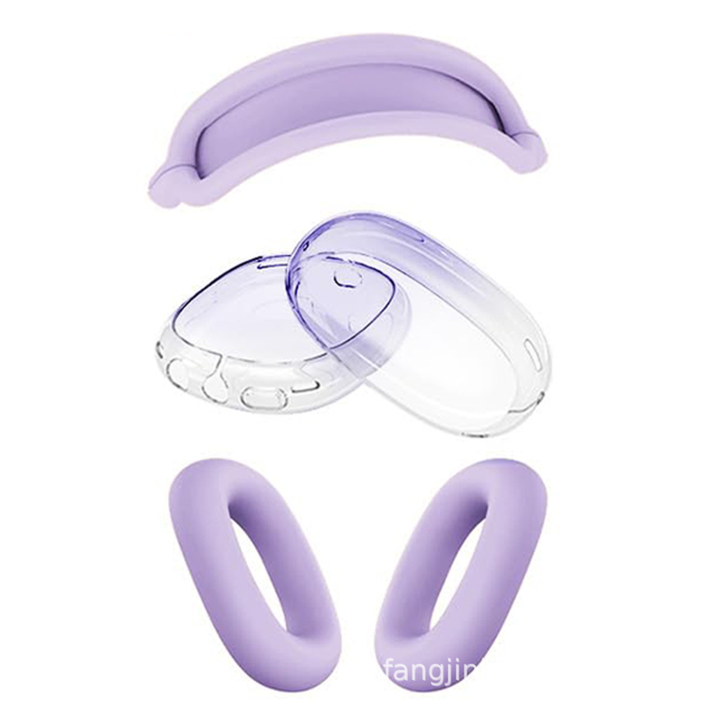 Защитен калъф за AirPods Max – силиконов, инжекционно формован, универсален, полупрозрачен, персонализиран