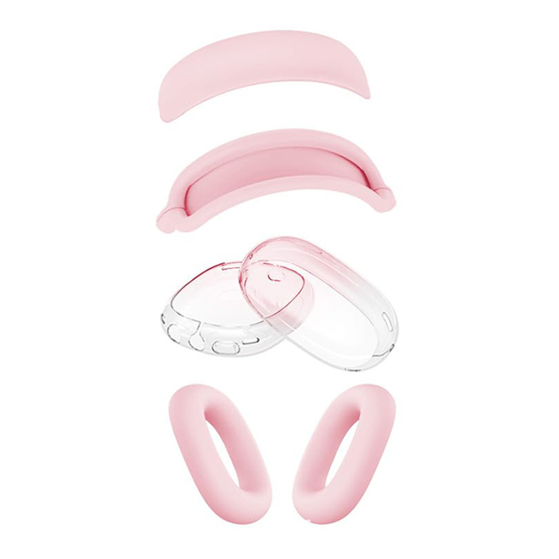 Защитен калъф за AirPods Max – силиконов, инжекционно формован, универсален, полупрозрачен, персонализиран