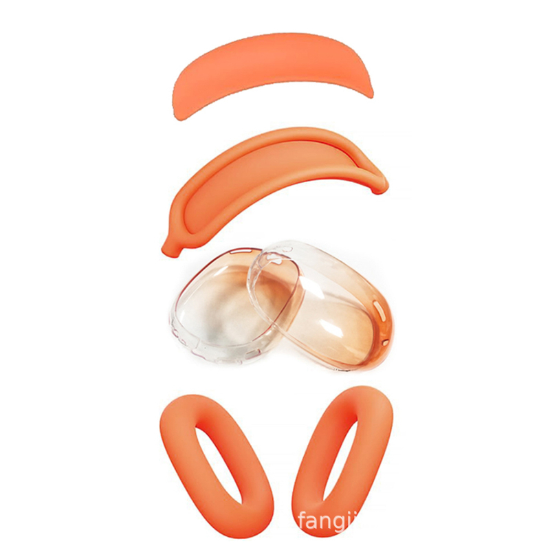 Защитен калъф за AirPods Max – силиконов, инжекционно формован, универсален, полупрозрачен, персонализиран