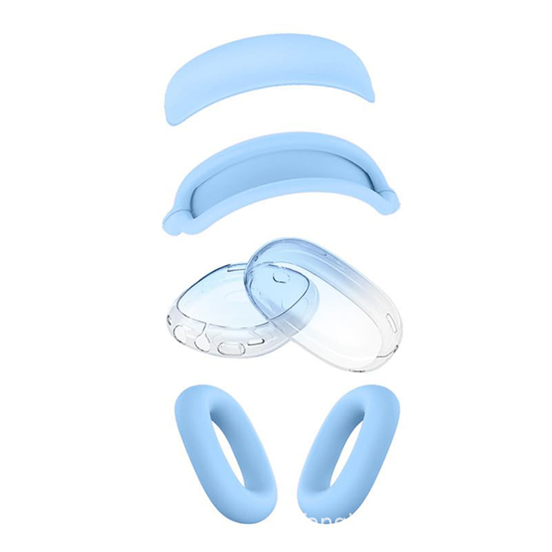 Защитен калъф за AirPods Max – силиконов, инжекционно формован, универсален, полупрозрачен, персонализиран