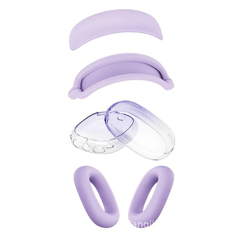 Защитен калъф за AirPods Max – силиконов, инжекционно формован, универсален, полупрозрачен, персонализиран