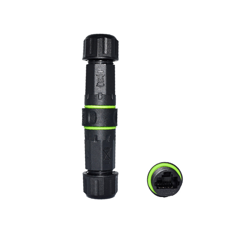 Kwell αδιάβροχος συνδετήρας RJ45 για μπλοκ τερματικού, 8P, PA66 μονωτικό υλικό, εξωτερική χρήση