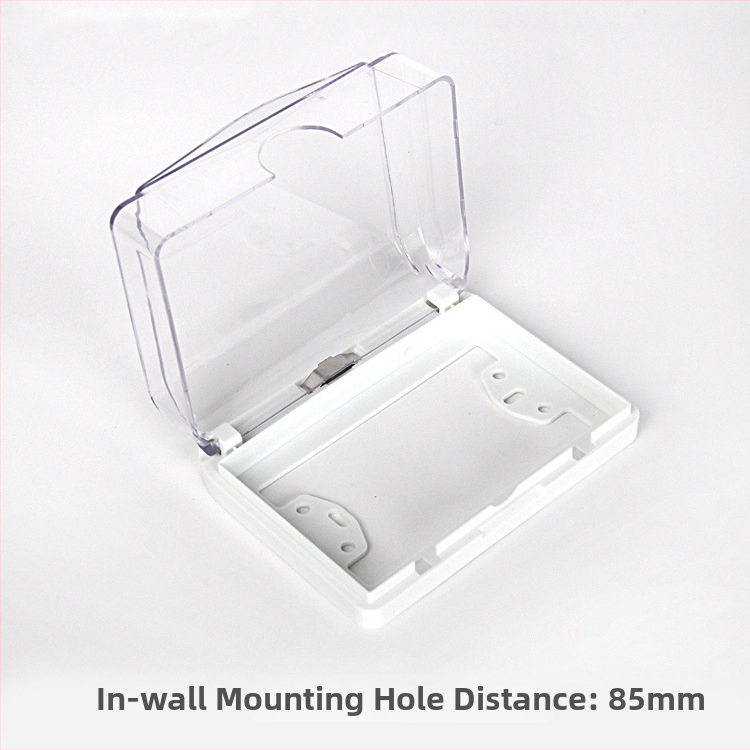 Apsauginis dangtelis dviejų pozicijų jungikliui ir kištukui – ABS korpusas, ugniai atsparus, prekės ženklas fiko