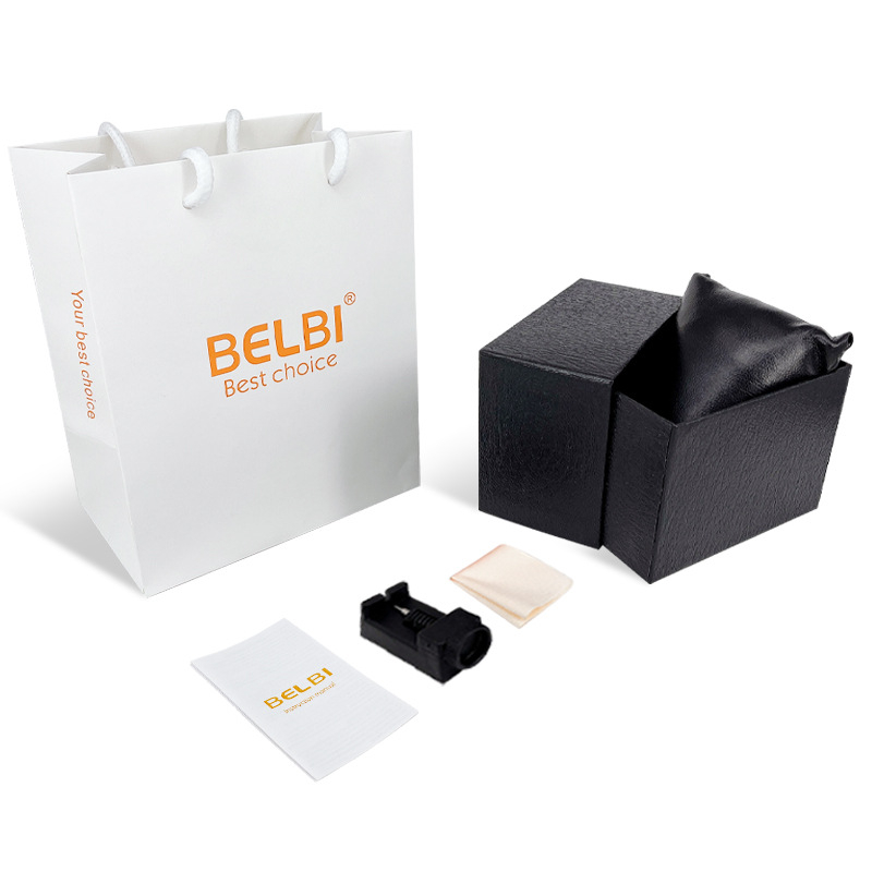 BELBI cutie pentru ceas, cutie cadou pătrată, comandă în vrac 2000 de unități, origine Guangdong, logo tipărit, personalizare disponibilă