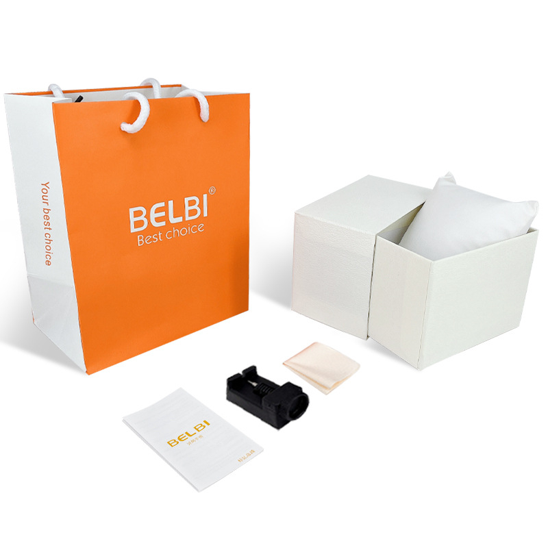 BELBI cutie pentru ceas, cutie cadou pătrată, comandă în vrac 2000 de unități, origine Guangdong, logo tipărit, personalizare disponibilă