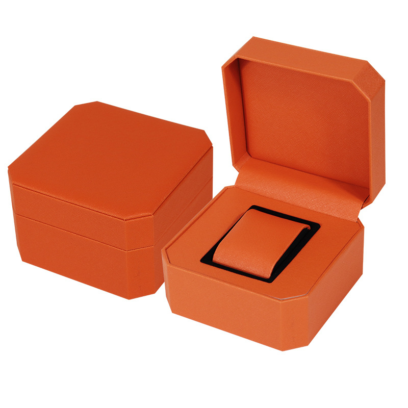 Cutie octagonală din plastic pentru ceasuri, ambalare, depozitare și cadou