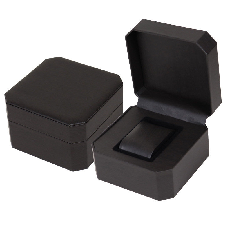 Cutie octagonală din plastic pentru ceasuri, ambalare, depozitare și cadou