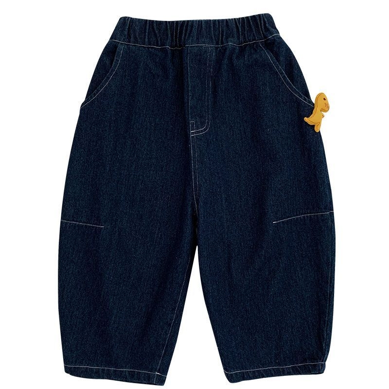 Dječje traperice u korejskom stilu, pamuk, srednji pojas, za dječake starije od 8 godina, proljeće i jesen