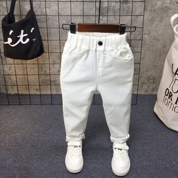 Детски панталони, корейски стил, слим кройка, памук 91–95%, за новородени 0–1 година, пролет 2024