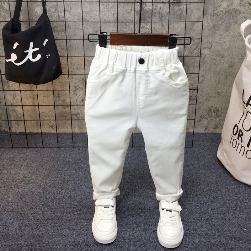 Детски панталони, корейски стил, слим кройка, памук 91–95%, за новородени 0–1 година, пролет 2024