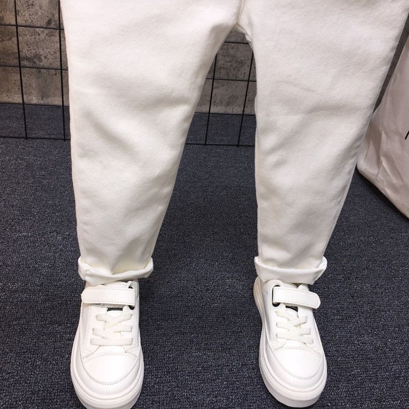 Детски панталони, корейски стил, слим кройка, памук 91–95%, за новородени 0–1 година, пролет 2024